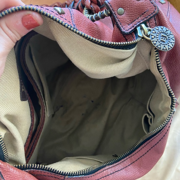 Eric Javits Brown Leather Shoulder Bag - Picture 9 of 9